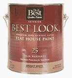 - W35W00950-16 Best Look Latex Flat 100% Acrylic House Paint