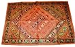 Indian Tapestries-Orange Beaded Unique Wall Tapestry 60x20
