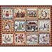 Bits and Pieces-Village Welcome Quilt puzzle Americana Quilt - 500 Piece Jigsaw Puzzle