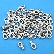 60 Lobster Clasps Nickel Plated Jewelry Beading 10mm