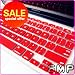 Red iPearl High Grade Silicone Keyboard Skin Cover for MacBook / Pro / Air