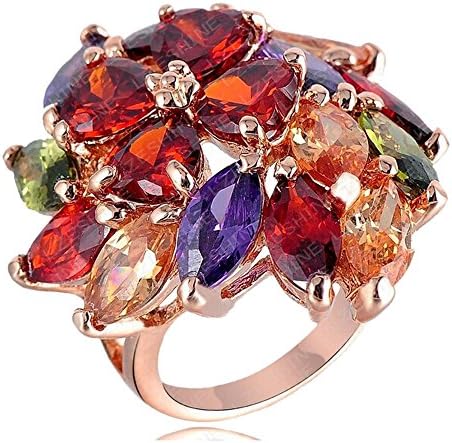 The New 18k Gold Fashion Austria Crystal Wedding Rings Engagement Ring 0271 (20mm)