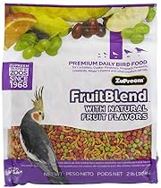 Zupreem Fruit Blend Diet for Medium Birds, 2-Pound
