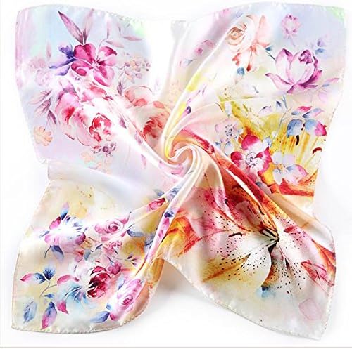 JIAO Fang small square silk women's summer career spring and autumn silk luxury silk scarves silk scarves, 500*500mm , mo nai garden