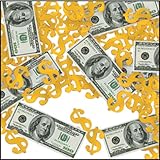 Big Bucks Print-Fetti Party Accessory (1 count) (.5 Oz/Pkg)