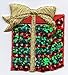 Christmas Sequin Gift Iron on Embroidered Patch