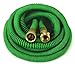 GrowGreen 2017 Garden Hose 75 Feet Expandable Hose with All Brass Connectors, High Pressure, Expanding Garden Hose