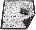 JJ Cole Essentials Blanket - Brown/Blue