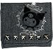 Sanrio Hello Kitty Kuromi Black Denim Wallet with Studs