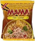 Mama Instant Noodle, Pork Flavor, 3.17 Ounce (Pack of 20)
