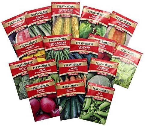 Ferry Morse Large Vegetable Garden, 17 - Piece Set by Ferry-Morse Seed Company