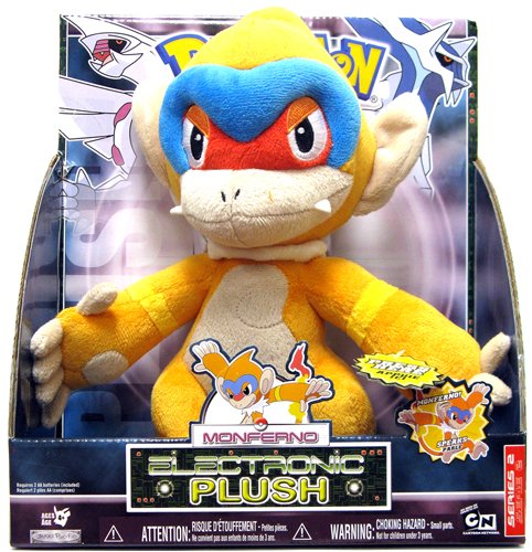 61suAACWCtL Pokemon Jakks Pacific 12 Inch Deluxe Electronic Plush Figure with Sound Monferno