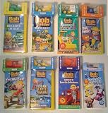 Bob the Builder 8 Pc Set of Videos with Vehicle Truck Toys