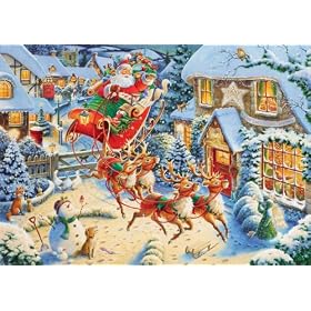 Santa's Flying Visit 1000 pc