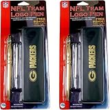 Pro Specialties Green Bay Packers Team Logo Fine Writing Pens (Set of 2)