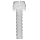 Nylon 6/6 Thumb Screw, Knurled Head, Slotted Drive