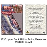Upper Deck Million Dollar Memories '97 Dale Jarrett Card