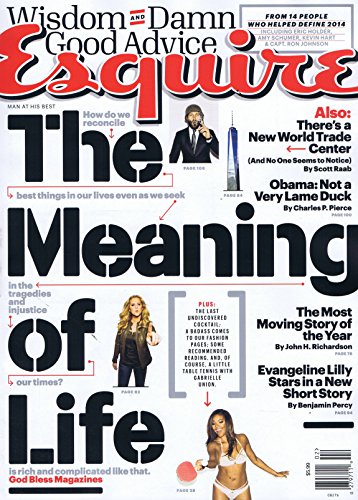 Esquire January - February 2015 大きい表紙画像