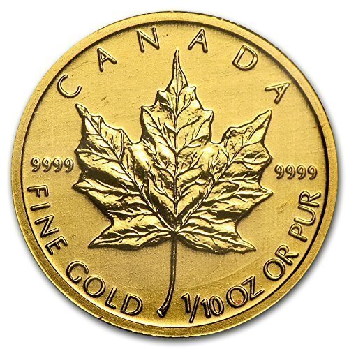2015 Canada 24 Karat Gold Maple Leaf (1/10 Oz) Brilliant Uncirculated