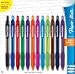 Office Products : Paper Mate Profile Retractable 1.4mm Point Ballpoint Pens, 12 Colored Ink Pens (1788863)