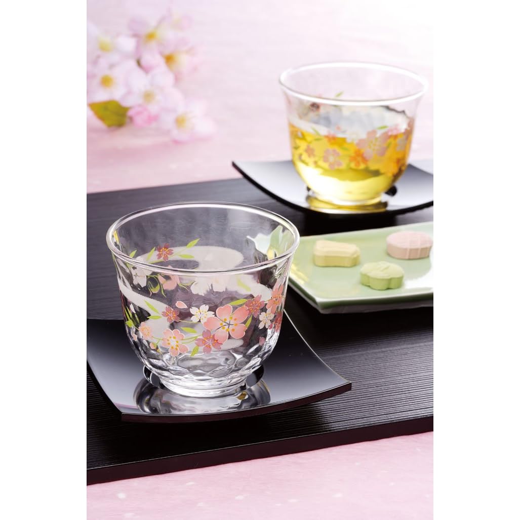 小花冷茶セット茶托付,国外代购,日本商品代购