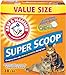 Arm & Hammer Super Scoop Clumping Litter, Unscented, 28-Pound