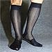 Lemo 3 PAIRS Men's 100% Nylon Sexy Knee High Long Sheer Socks
