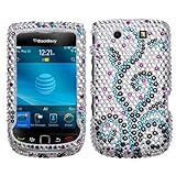 MyBat Frosty With Full Rhinestones Snap-on Hard Phone Protector Case Cover  ....