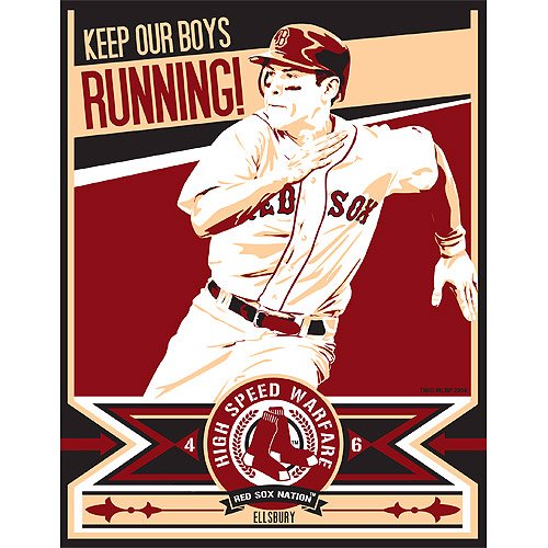 Sports Propaganda Boston Red Sox Jacoby Ellsbury Limited Edition Screen-Print