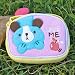 [Puppy & Apple] Embroidered Applique Fabric Art Wrist Wallet / Coin Purse (4.1*3)