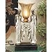 On Sale !! Art Deco Peacock Maidens Illuminated Statue