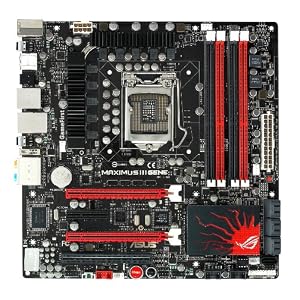 ASUS Maximus III Gene - LGA 1156 - Intel P55 - DDR3 - Republic of Gamers - uATX Motherboard