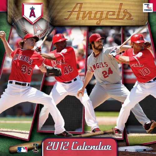 2012 LOS ANGELES ANGELS 12X12 WALL CALENDAR