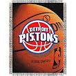 Detroit Pistons NBA Woven Tapestry Throw Blanket (48x60")"