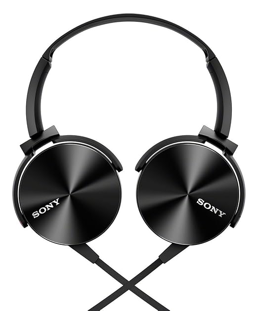 Sony MDR-XB450 On-Ear Extra Bass(XB) Headphones (Black)