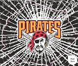 Pittsburgh Pirates Shattered Mini-Cutz Window Decal