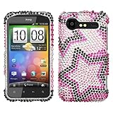 HTC Droid Incredible-2 adr6350 Rhinestones Bling Protector Cover Case - Twi ....