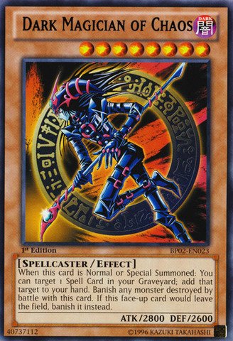 Yu-Gi-Oh! - Dark Magician of Chaos (BP02-EN023) - Battle Pack 2: War of the Giants - 1st Edition - Rare On Sale