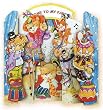 100 Tri-Fold Party Invitations, with Envelopes