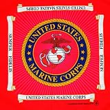 12 Pk. United States Marine Corp Bandana Head Scarf Bandanna