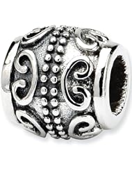 Reflection Beads Silver Kundan No. 2 Bali Bead