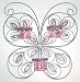 Pink BUTTERFLY WALL SCONCE votive candle holder home decor