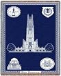 Duke Univ Chapel - 69 x 48 Blanket/Throw - Duke Blue Devils