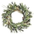 24" Mixed Country Pine Artificial Christmas Wreath - Unlit