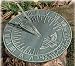 Outdoor Living : Cast Iron Wings of Time Sundial