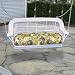North Cape Pinehurst Resin Wicker Porch Swing - White