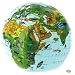 Inflatable Animals of the World Globe - 16in