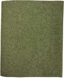 Olive Drab Warm Winter Blanket, 62" x 82" (70% Virgin Wool)