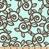 54 Wide Premier Prints Trellis French Blue/Kelso Brown Fabric By The Yard