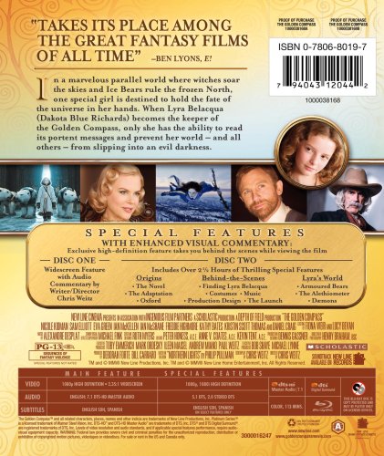 Cover art for  The Golden Compass [Blu-ray]